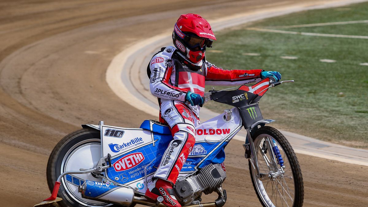 Nicki Pedersen w barwach reprezentacji Danii