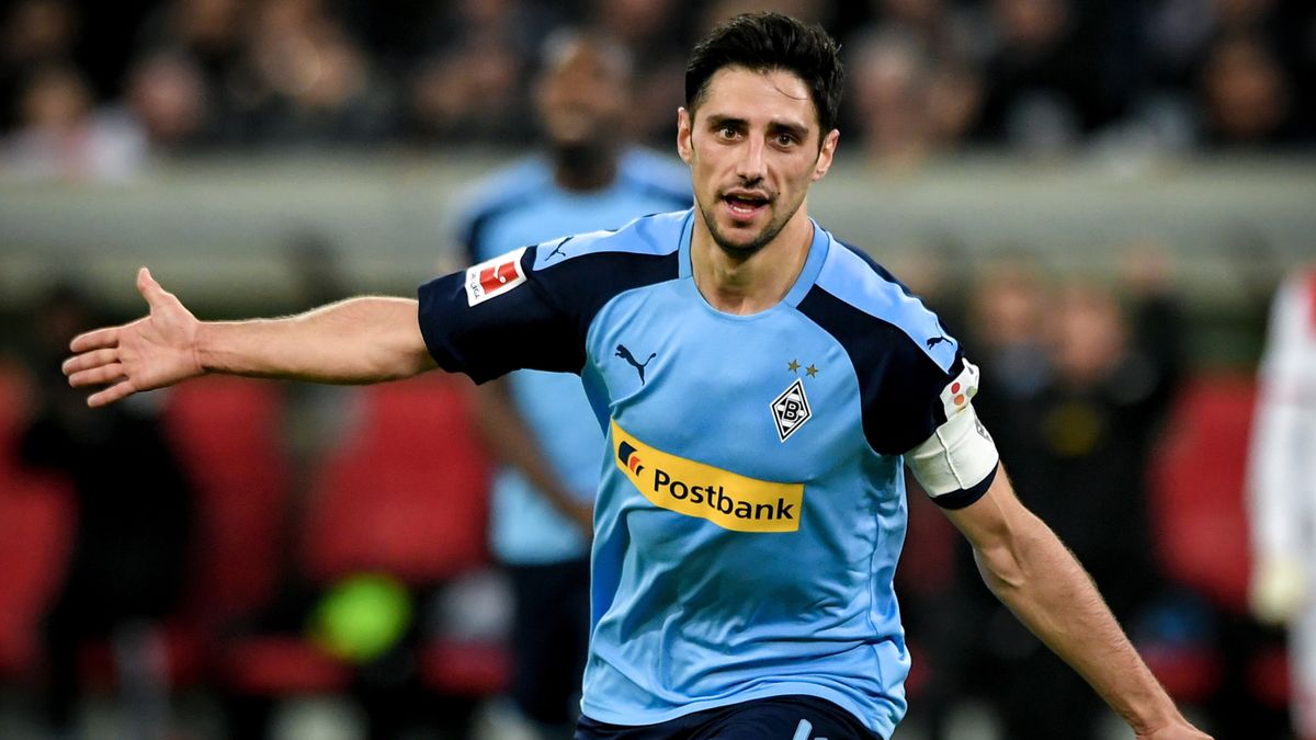 PAP/EPA / SASCHA STEINBACH / Na zdjęciu: Lars Stindl cieszy się z bramki