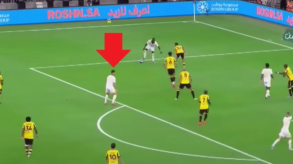 Getty Images / saudiproleague / Na zdjęciu: akcja bramkowa Ronaldo