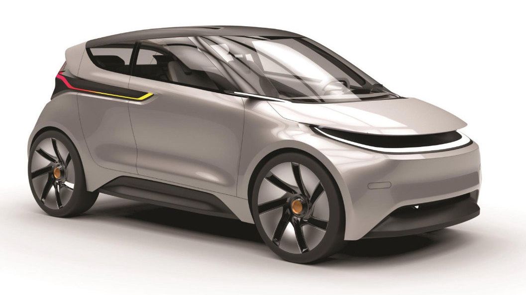 Curie autorstwa Mateusza Tomiczka - jeden z projektów wyróżnionych w konkursie na polski samochód. Prototyp, który zostanie zaprezentowany 28 lipca, będzie jednak wyglądał zupełnie inaczej