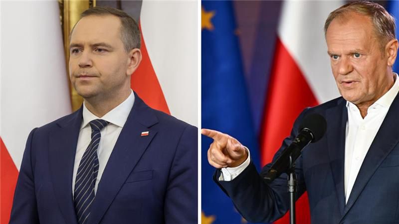 Karol Nawrocki i Donald Tusk