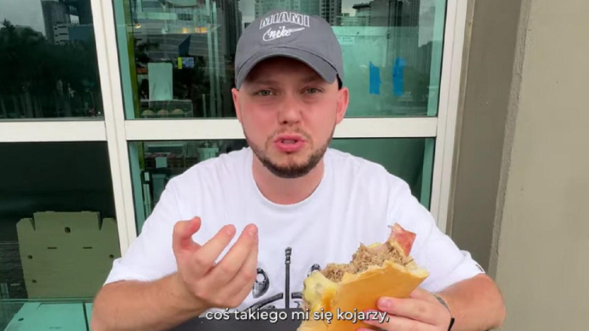 Jedzenie w Miami mocno rozczarowało youtubera