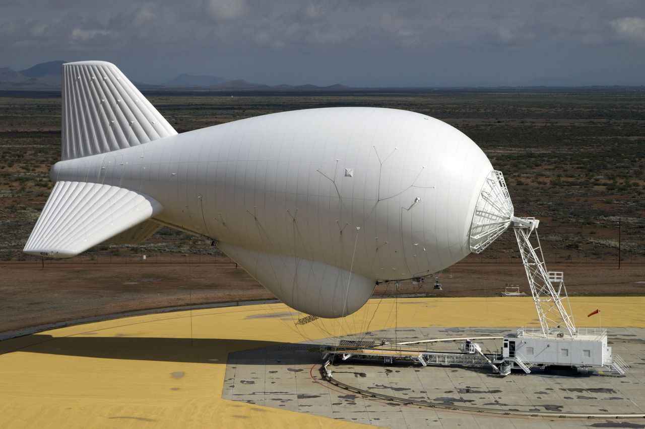 Aerostat systemu TARS - zdjęcie ilustracyjne