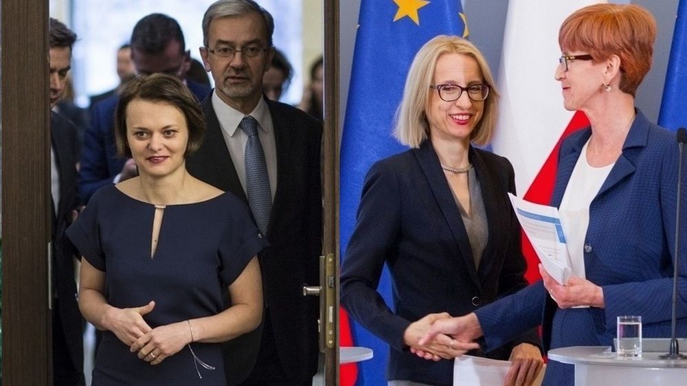 Od lewej: Jadwiga Emilewicz, Jerzy Kwieciński, Teresa Czerwińska, Elżbieta Rafalska