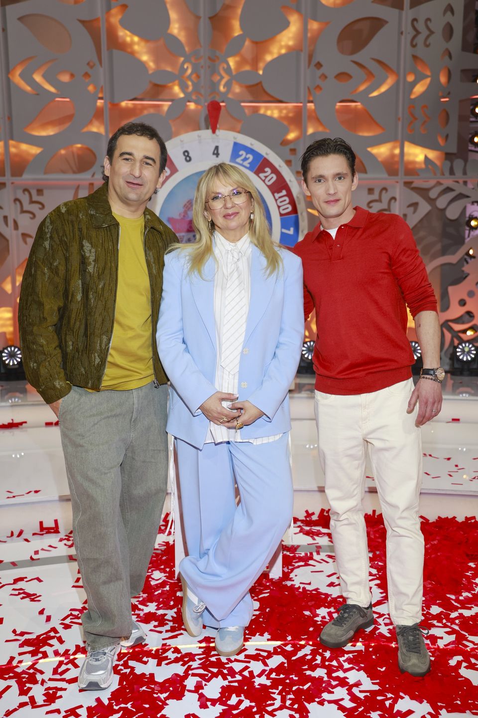 Marzena Rogalska, Michał Koterski i Filip Gurłacz 