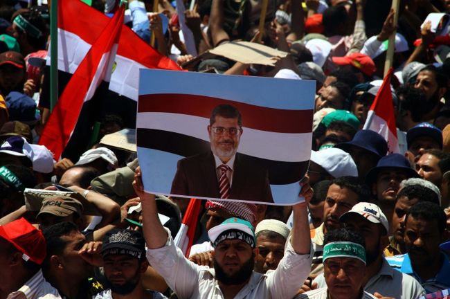Wiec poparcia dla Mursiego