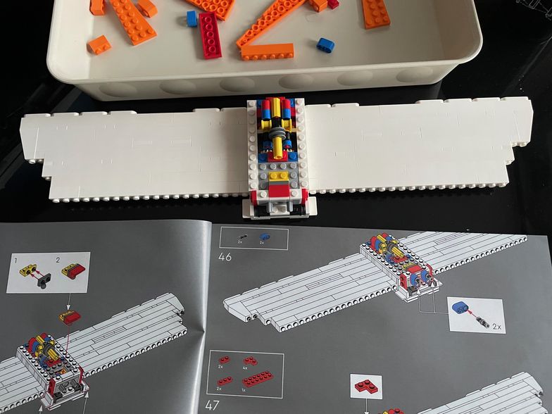 Concorde z klocków LEGO