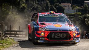 WRC: Thierry Neuville na czele w Rajdzie Korsyki. Samochód Erica Camillego w płomieniach