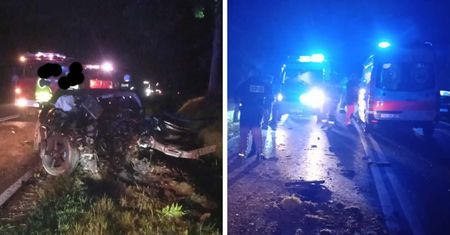 Tragedia w Świętokrzyskiem. Młoda kobieta wypadła z samochodu