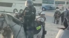 Są nagrania ze starcia policji z kibicami przed Narodowym. Widać stratowanych ludzi [WIDEO]