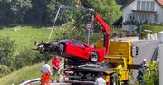 12 mln zł na lawecie. Kierowca ferrari stracił panowanie nad autem