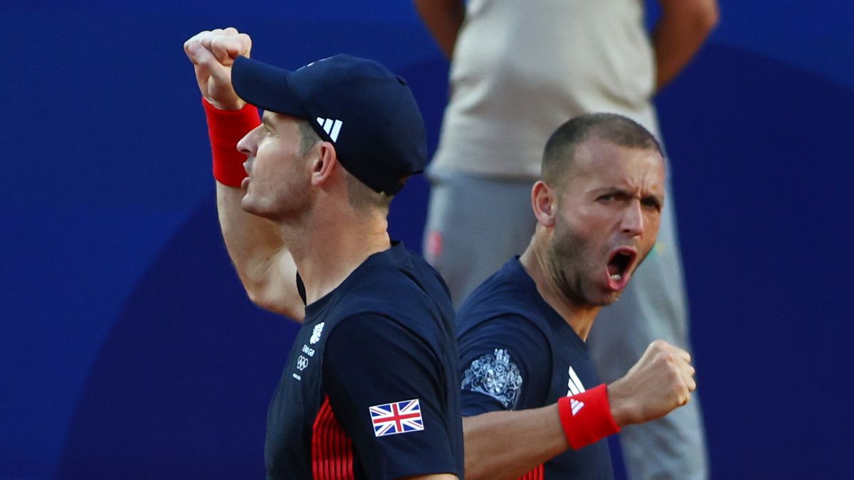 Zdjęcie okładkowe artykułu: PAP/EPA / Divyakant Solanki / Andy Murray i Daniel Evans w igrzyskach olimpijskich Paryż 2024