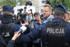 Protest przedsiębiorców. Paweł Tanajno usłyszał zarzuty. "Jestem pierwszym więźniem politycznym pisowskiego reżimu"