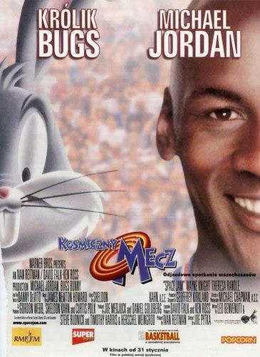 W 1997 roku furorę w kinach robił film "Kosmiczny mecz", gdzie Michael Jordan wystąpił u boku bohaterów "Zwariowanych melodii"/źródło: Filmweb