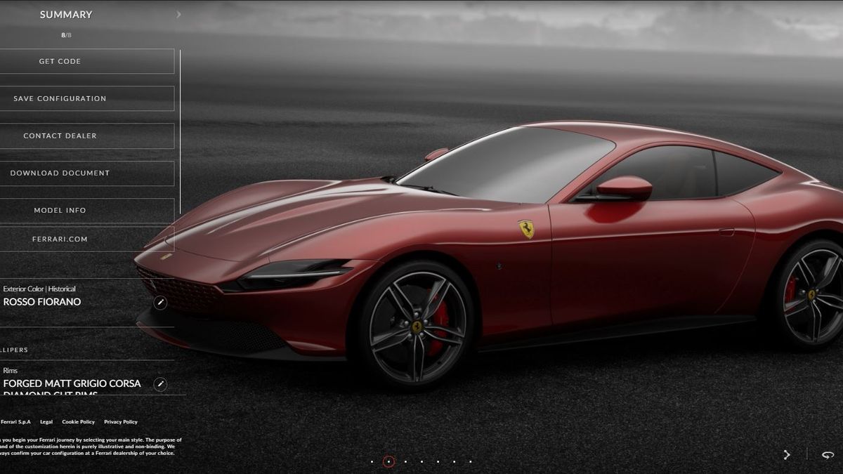 Roma wygląda pięknie w każdej dostępnej konfiguracji.