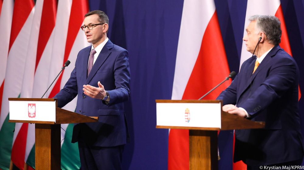 Premier Mateusz Morawiecki oraz premier Węgier Viktor Orban