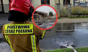 Demolka w Wielkopolsce. Nagranie po wichurze. Mamy głos strażaków