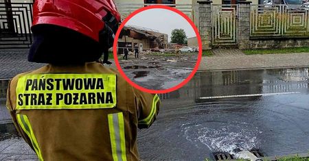 Demolka w Wielkopolsce. Nagranie po wichurze. Mamy głos strażaków