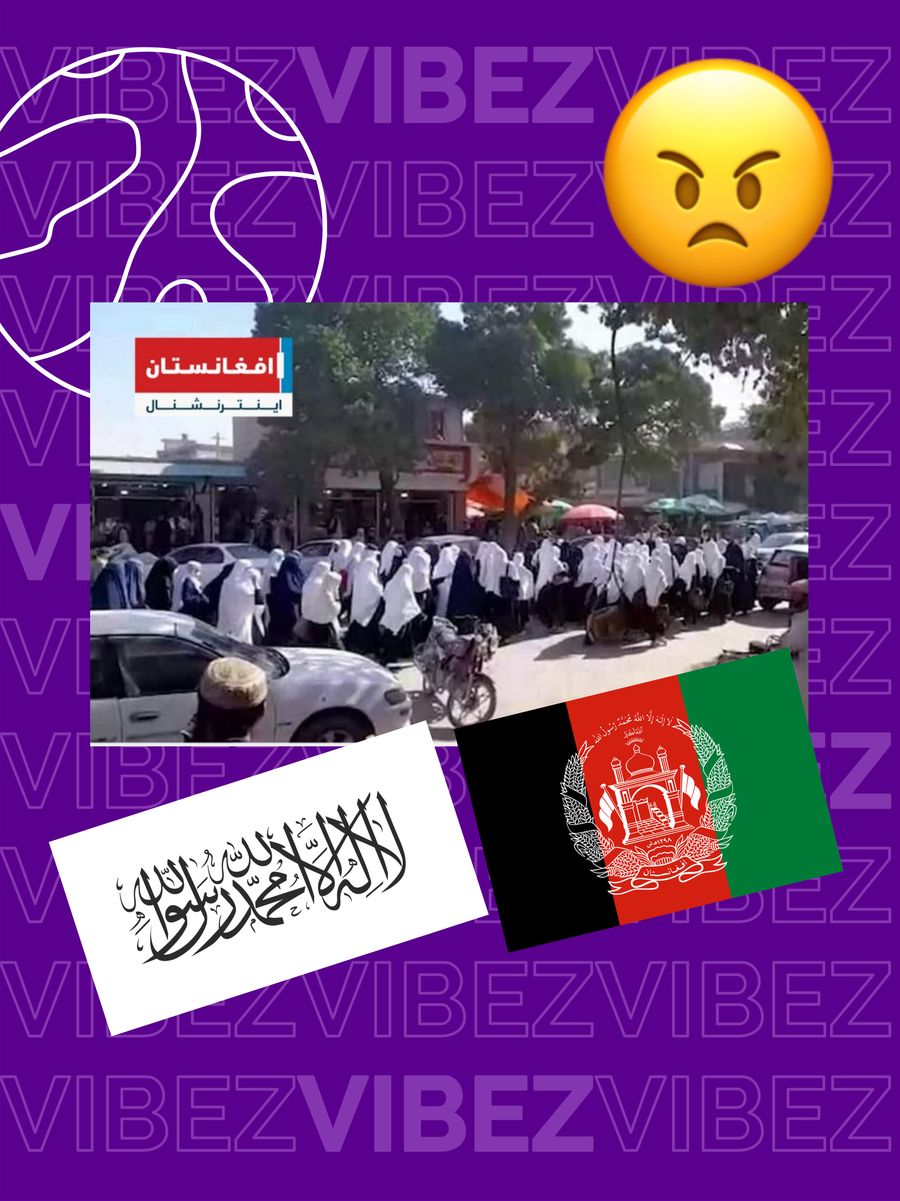 Afgańskie nastolatki protestują przeciwko decyzji talibów 