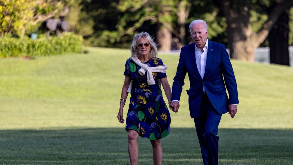 Prezydent USA Joe Biden, z żoną Jill Biden
