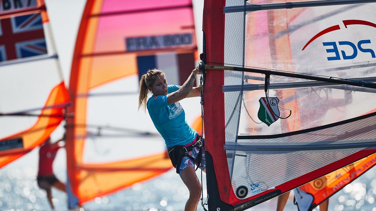 Materiały prasowe / Robert Hajduk / 2017 RS:X Windsurfing World Championships / Na zdjęciu: Zofia Klepacka w olimpijskiej klasie RS:X