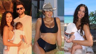 Klaudia El Dursi pozuje w bikini na rajskich wakacjach PÓŁ ROKU po porodzie (ZDJĘCIA)