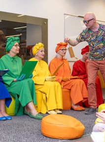 Rainbow Seniors gather at library to read fairy tales, sparking right-wing criticism
