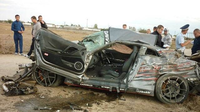 Kierowca zginął po wyścigu w tragicznym wypadku Nissana GT-R 1