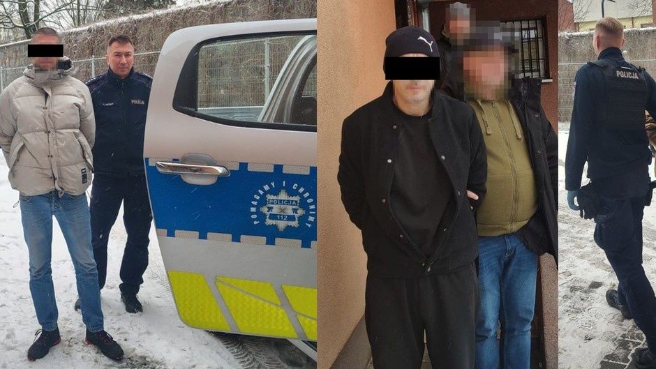 Zatrzymani mężczyźni