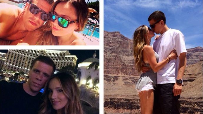 Wojciech Szczęsny i Marina ŁuczenkoWojciech Szczęsny i Marina Łuczenko