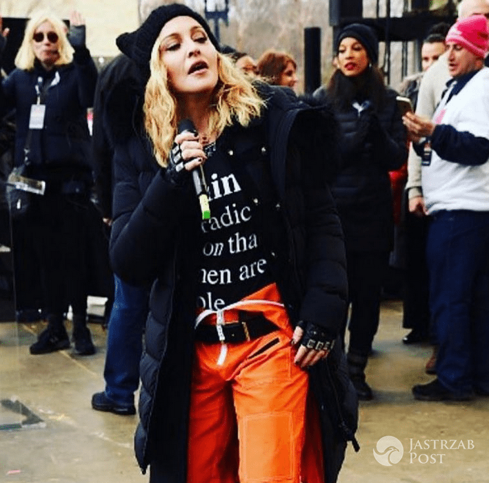 Madonna na Marszu Kobiet w Waszyngtonie - Instagram