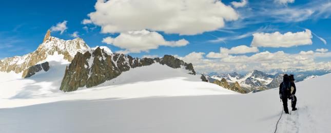 Francja - skarby na Mont Blanc