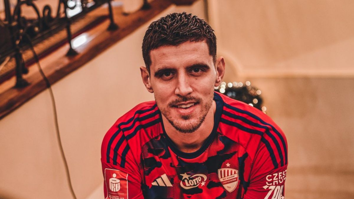 Materiały prasowe / Jakub Ziemianin/Raków Częstochowa / Na zdjęciu: Matej Rodin
