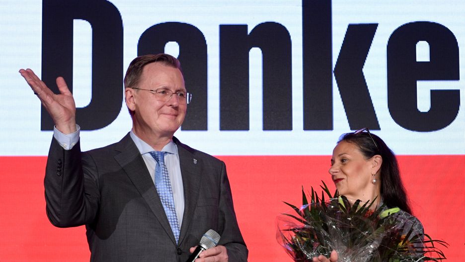 Bodo Ramelow z żoną.