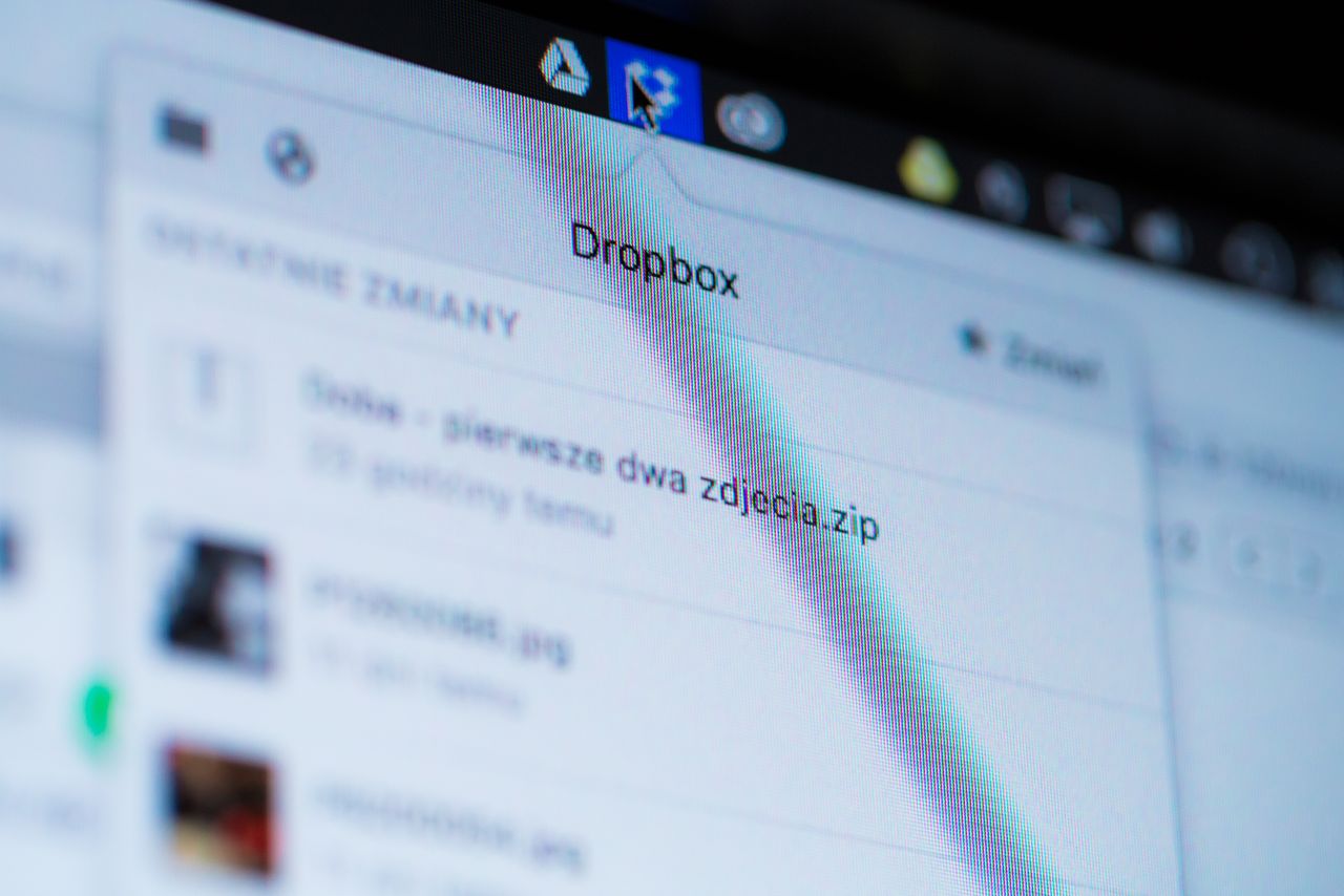 Dropbox jest serwisem, z którego korzystam najczęściej