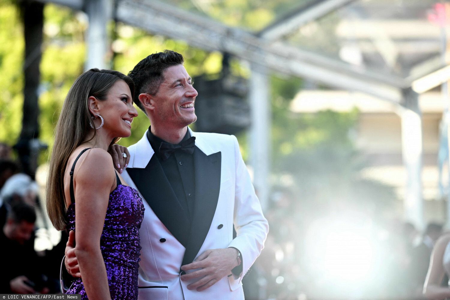 Anna i Robert Lewandowscy w Cannes