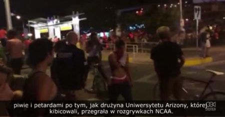 Rozróby na ulicach Tuscon. Policja użyła gazu