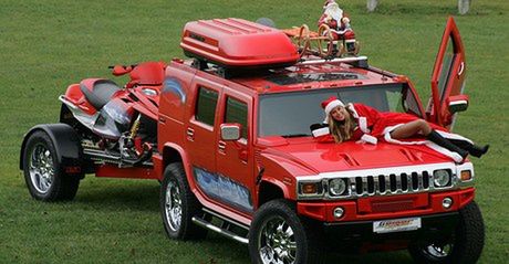 Prezent dla Świętego Mikołaja - Christmas Hummer