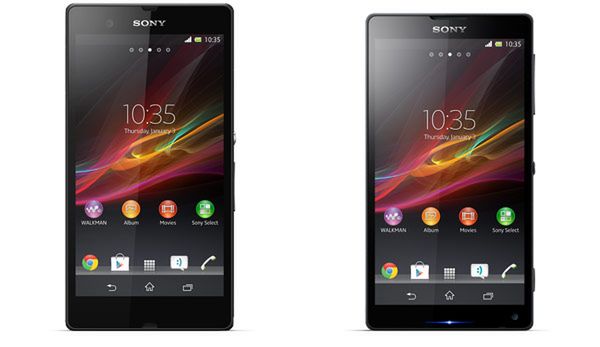 Sony Xperia Z i ZL (fot. engadget.com)