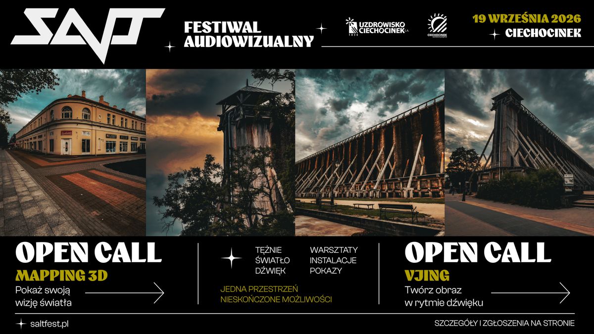 SALT Festiwal odbędzie się w Ciechocinku 19 września