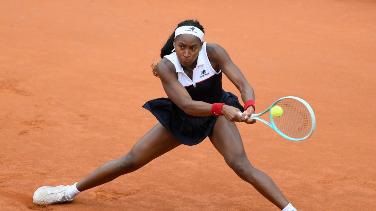 PAP/EPA / Fabrizio Corradetti / Coco Gauff w finale turnieju w Rzymie
