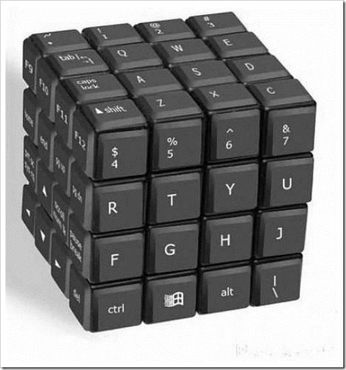 QWERTY Rubik Cube
