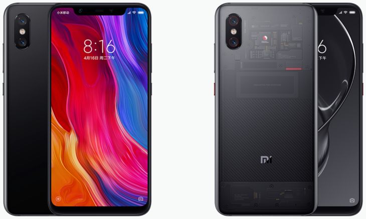 Xiaomi Mi 8 (z lewej) i Mi 8 Pro (z prawej)