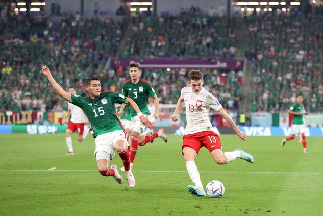 Jakub Kamiński zadebiutował na MŚ meczem z Meksykiem (fot. Piotr Kucza/FotoPyk/Newspix).