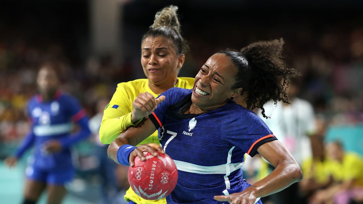 Zdjęcie okładkowe artykułu: Getty Images / Buda Mendes / Estelle Nze Minko (Francja) w akcji