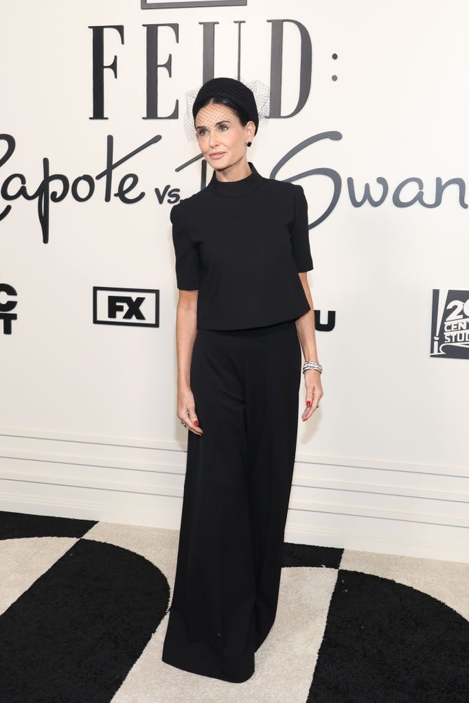 Demi Moore podczas projekcji serialu "Konflikt"