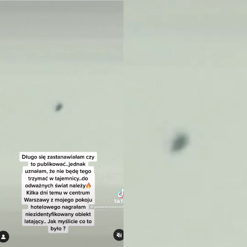 Gosia Andrzejewicz widziała UFO w Warszawie?