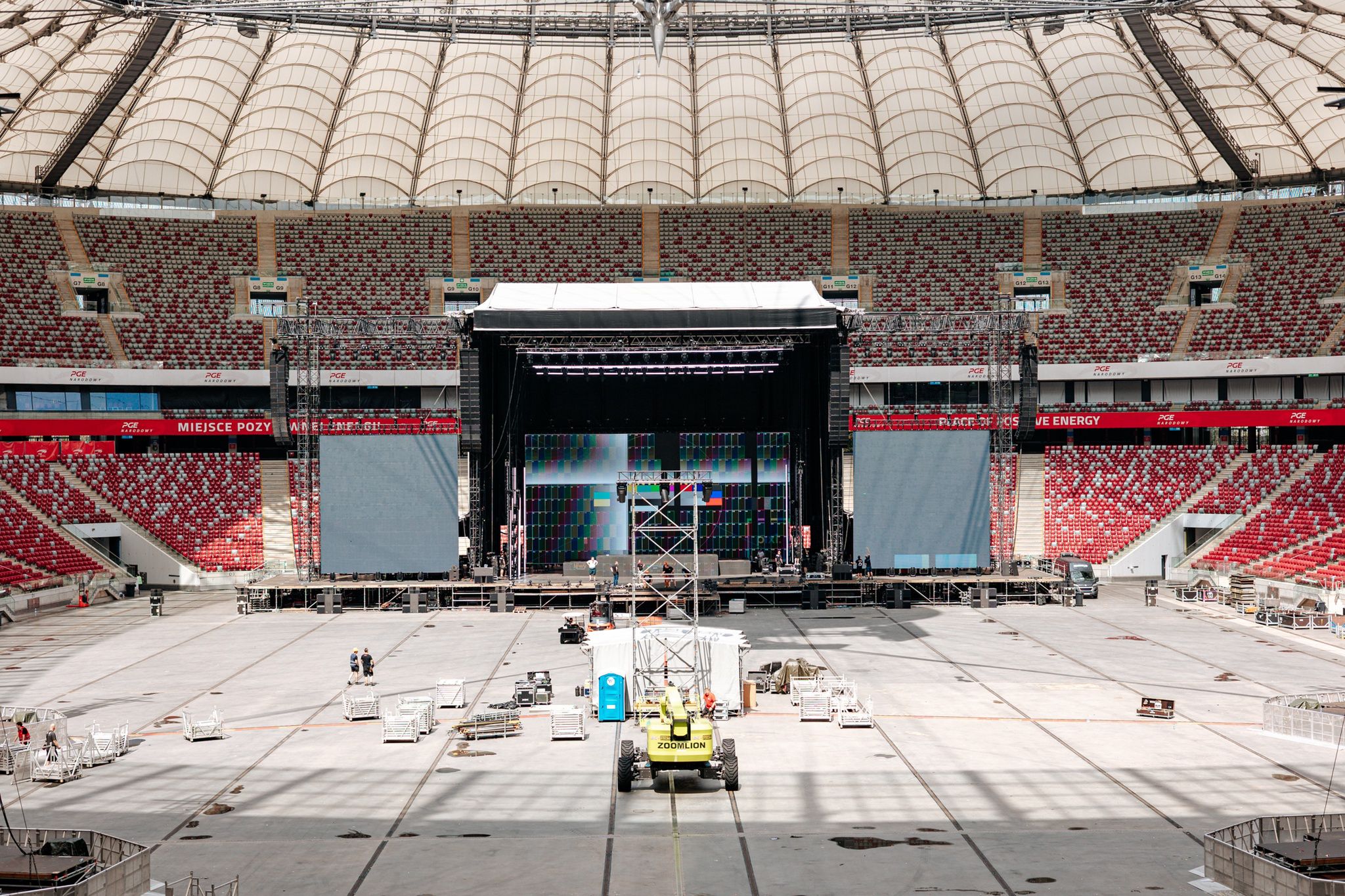 Scena na koncert Jennifer Lopez