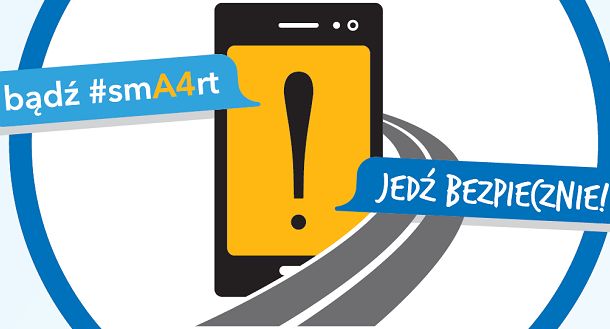 „Bądź #smA4rt” w kampanii przeciw smartfonom w czasie jazdy samochodem (wideo)