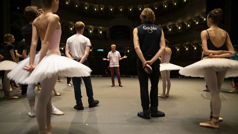 TemporaryIn this photo taken on Tuesday, June 11, 2019, The ballet director of the Bolshoi Theater Makhar Vaziev gestures as he conducts a rehearsal in the Bolshoi Theater in Moscow, Russia. Bolshoi Ballet's director Makhar Vaziev has held the Bolshoi???s top creative job since March 2016, when he took over a company reeling from scandal and infighting where now he runs a tight ship producing dancers renowned for classical discipline and physical strength. (AP Photo/Alexander Zemlianichenko)AP